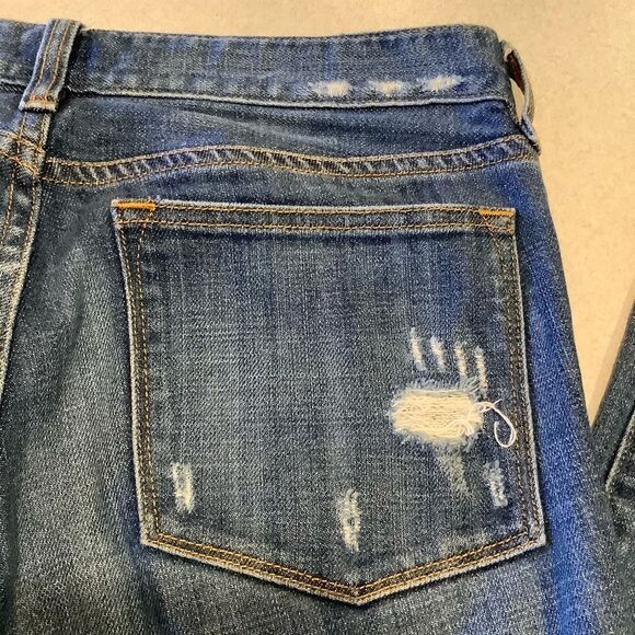 J. Crew Jeans 27 Midrise Skinny Distressed! - Picture 4 of 5